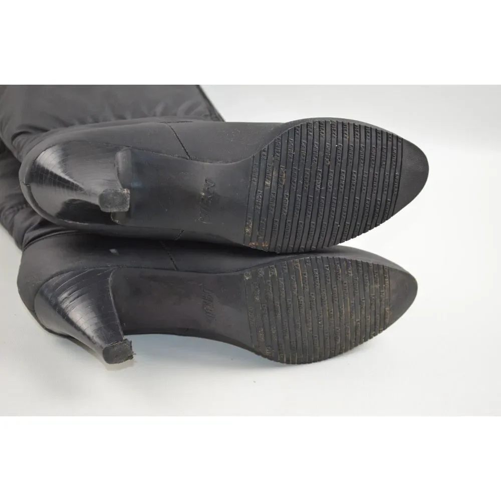 Danelle Snow Boots Womens 9 M Yukon Water Repellant‎ Blue Fur Lined Heeled